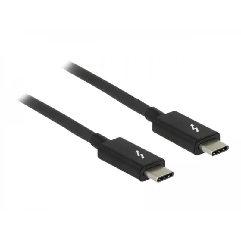 Kabel Thunderbolt DeLOCK 84845 1 m 20 Gbit/s Czarny