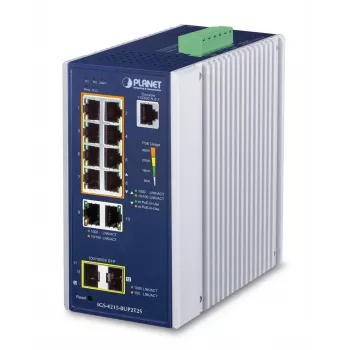 Przełącznik zarządzalny PLANET IGS-4215-8UP2T2S L2/L4 Gigabit Ethernet PoE 10 portów