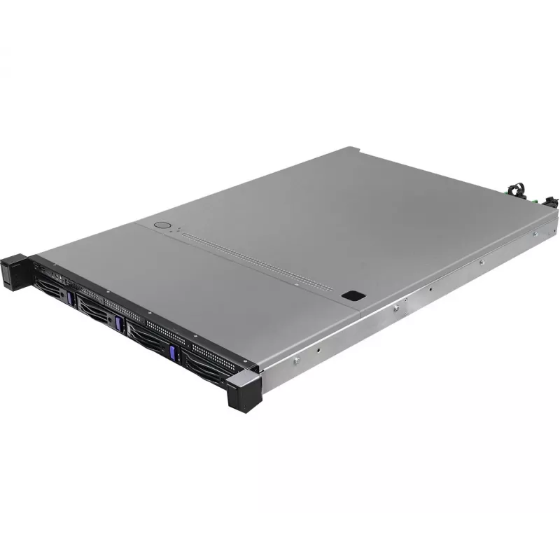 ASRock 1U4L-GENOA/2T serwer barebone AMD SoC LGA 6096 Rack (1U) szary