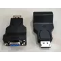 Adapter kabla wideo Microconnect MC-ITH-DP1.2-VGA DisplayPort VGA (D-Sub) Czarny