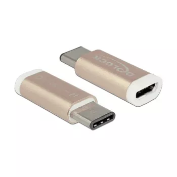 Adapter do złącza wtyczki DeLOCK 65677 USB 2.0-C na Micro-B