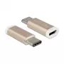 Adapter do złącza wtyczki DeLOCK 65677 USB 2.0-C na Micro-B