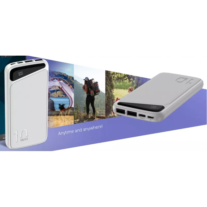 Przenośny powerbank Navitel PWR10 MX biały 10000 mAh