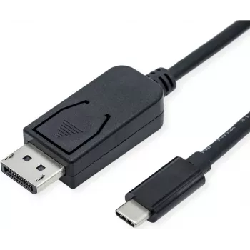Kabel Wideo Adapter ROLINE 11.04.5837 3m DisplayPort USB Type-C Czarny