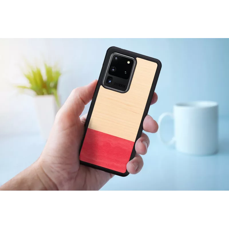 Etui Man and Wood Galaxy S20 Ultra miss match Czarny — ochronne etui na plecki do Samsung Galaxy S20 Ultra
