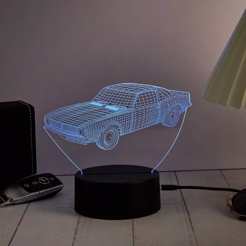 Dekoracyjna lampa LED do pojazdów MANTA SNL121RGB RGB światło 3D do samochodów i motocykli