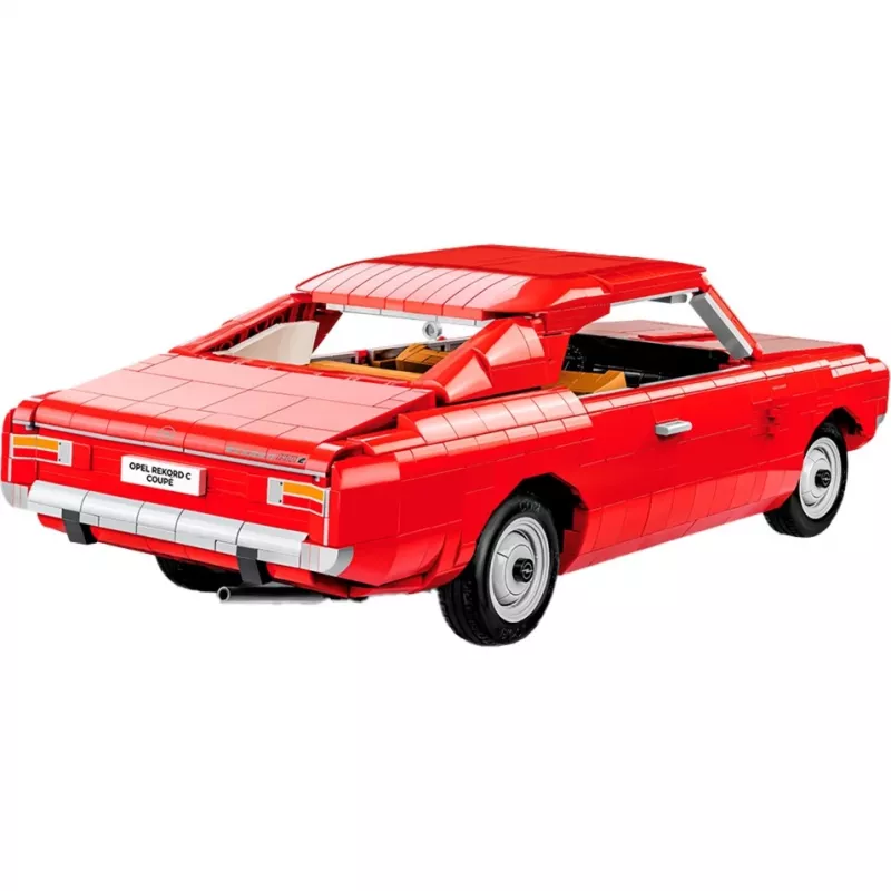 Zabawka konstrukcyjna Cobi Opel Rekord C Coupe skala 1:12 model COBI-24345, kolekcjonerski zestaw do budowania