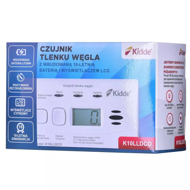 K10LLDCO KIDDE CZUJNIK CZADU I TLENKU WĘGLA