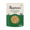 APPLAWS Filet z kurczaka ze szparagami w bulionie - mokra karma dla kota - 70g
