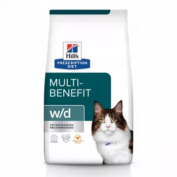 HILL'S PRESCRIPTION DIET Multi-Benefit Feline w/d sucha karma dla kota z kurczakiem 3 kg