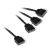 Kabel rozgałęźnik RGB Alphacool 18707 5V Czarny 600mm