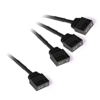 Kabel rozgałęźnik RGB Alphacool 18707 5V Czarny 600mm