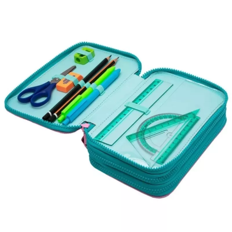Piórnik CoolPack Jumper 3 DREAMS F067654 – trzypiętrowy, z wieloma przegródkami