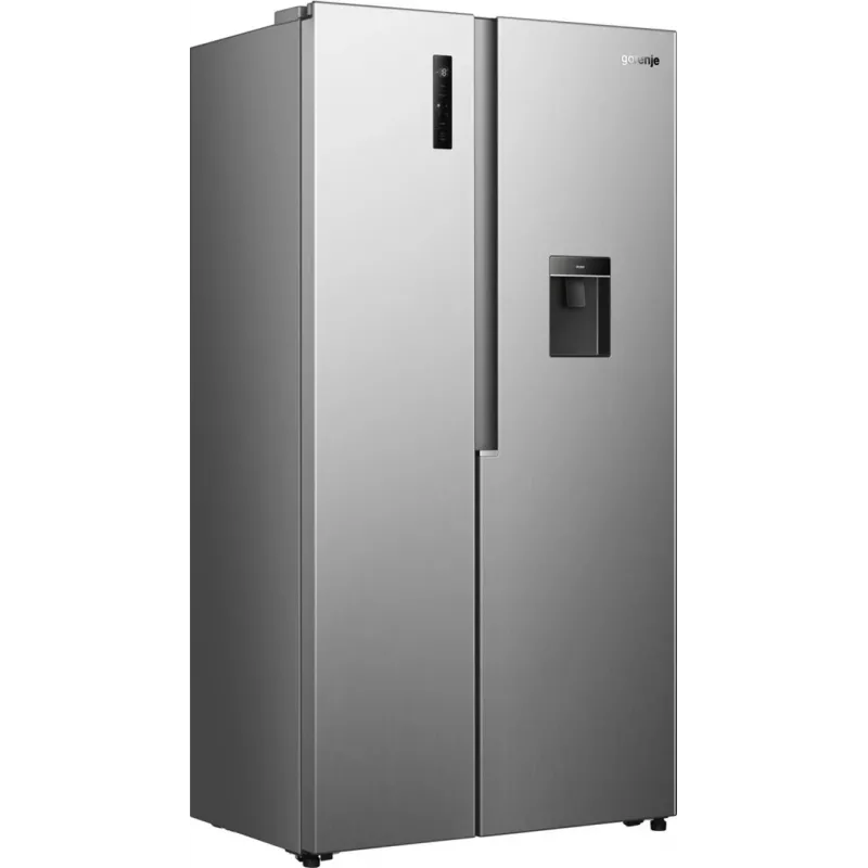 Gorenje HZF55082 NRS917E41XWD G400, wolnostojąca, drzwi amerykańskie, szary, 2 drzwi, dotykowy, LED