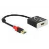 Adapter kabla wideo DeLOCK 62736 USB Type-A na HDMI 0,2 m Czarny