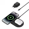 Belkin WIZ021VFBK - bezprzewodowa ładowarka 2-w-1 z technologią Qi2 15 W, czarna