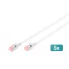 Kabel sieciowy Digitus CAT 6 U/FTP cienki patch cord RJ-45 Cat6 10m szary