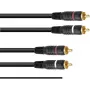 Kabel Cinch (RCA) Omnitronic 3020940N 2x2 uziemiony 1,5 m