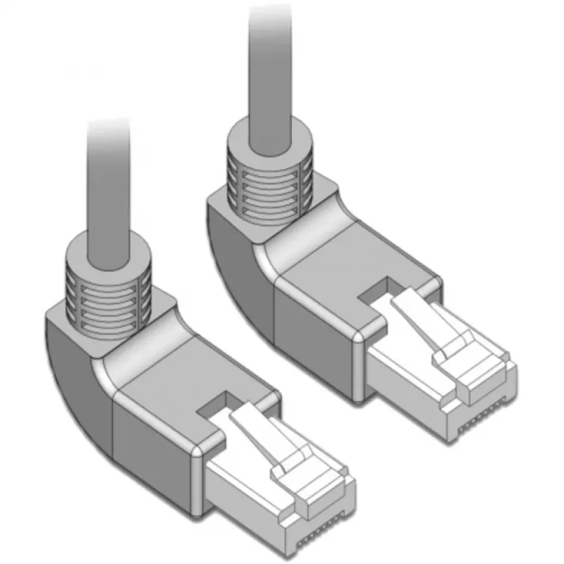 Kabel sieciowy DeLOCK 83513 RJ-45 Cat6a 0,5 m Szary