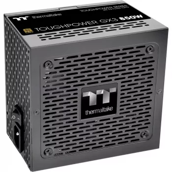 Thermaltake ToughPower GX3 - Zasilacz (wewnętrzny) - ATX12V 3.0 - EPS12V - 80 PLUS Gold - AC 100-240 V - 850 W - Czarny (PS-TPD-0850NNFAGE-3)