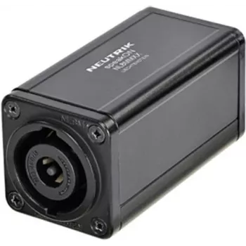 NEUTRIK NL8MMXX - speakON adapter przelotowy 8-pin do przedłużania kabli - czarny (NL8MMXX)