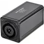 NEUTRIK NL8MMXX - speakON adapter przelotowy 8-pin do przedłużania kabli - czarny (NL8MMXX)