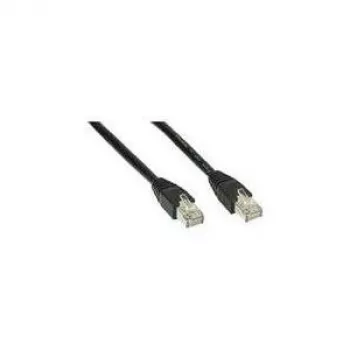 Wentronic Goobay CAT 5e kabel krosowy, SF/UTP, Czarny, 2 m - Mieszanka miedzi CCA (68669)