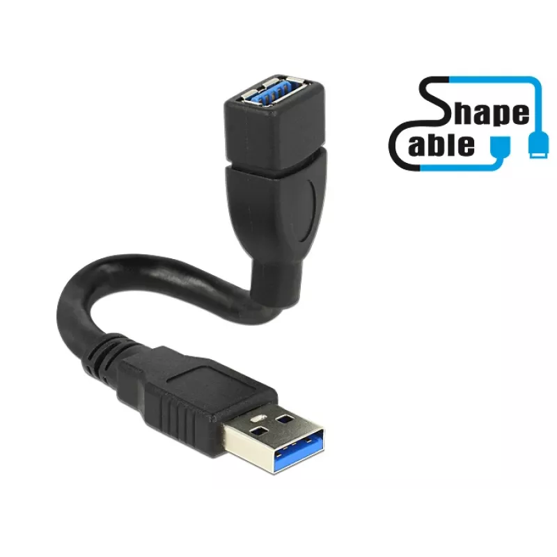 Kabel USB DeLOCK 0.15m 2xUSB3.0-A