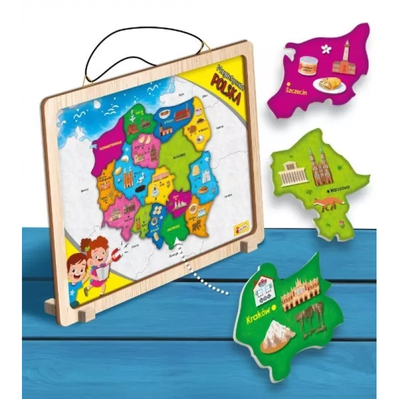 IM A Genius Magnetyczna mapa Polski
