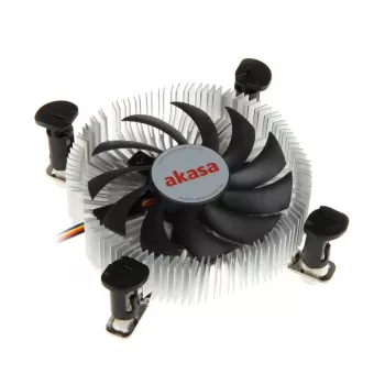 Cooler Akasa AK-CC7122BP01 Processor Cooling System 7.5 cm Aluminium niebieski