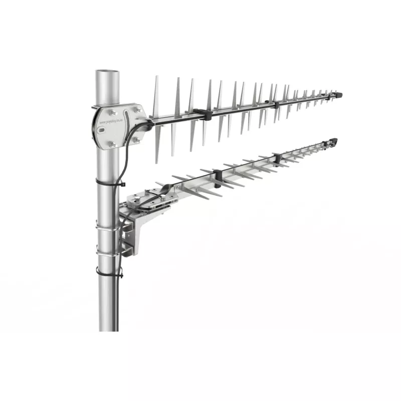 Antena masztowa Poynting LTE/GSM A-LPDA-0092 srebrna SMA (M) LoRa Helium 11dbi Yagi/Mast SMA-Męski kabel 7m
