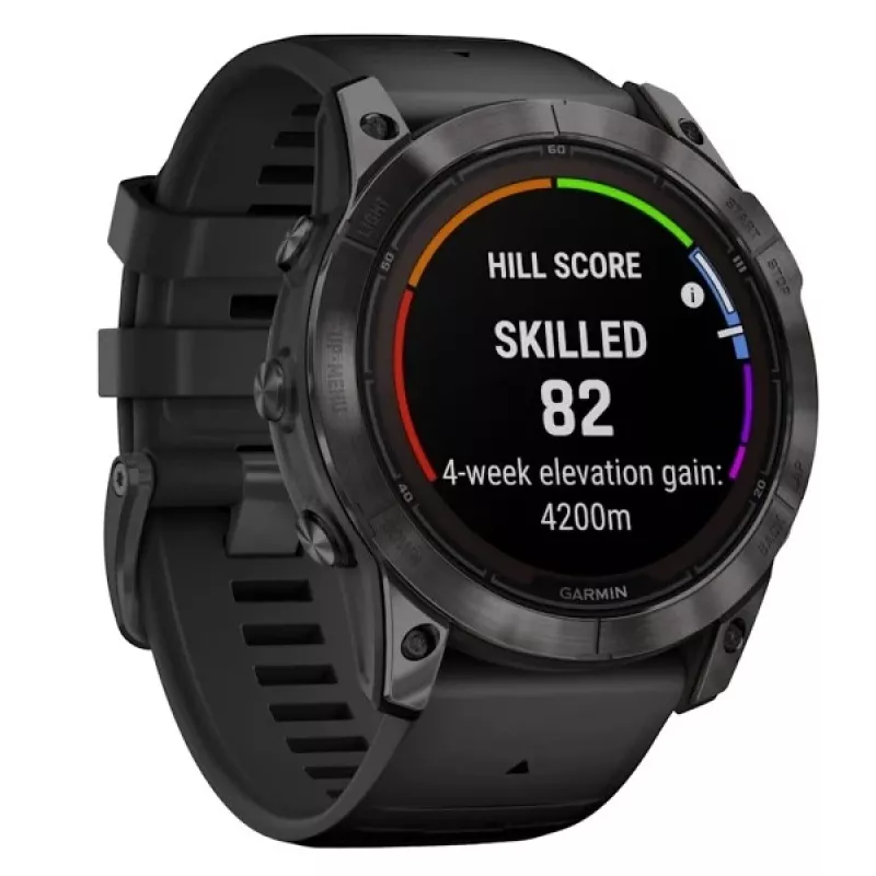 Smartwatch GARMIN fēnix 7X Pro 51 mm, 1,4 cala (3,56 cm) MIP 280×280, Dotyk, Wi‑Fi, GPS, 32 GB, Czarny
