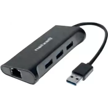 Stacja dokująca Dexlan 310723 — 3× port SuperSpeed USB 3.0, 1× Gigabit Ethernet (10/100/1000)