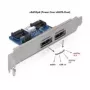 Slot bracket DeLOCK 61725 2x eSATAp 5V/12V karty interfejsu/adapter