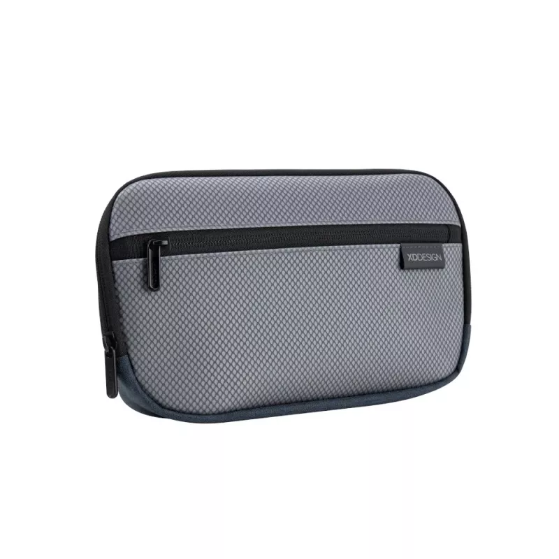 Kosmetyczka XDDESIGN First-Class All-in-One Travel Organiser P706.3425, Granat, zamek błyskawiczny, 380 g, karton zewnętrzny 17×27.5 cm