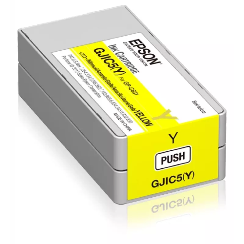 Epson GJIC5(Y): Wkład atramentowy do ColorWorks C831 (żółty) (MOQ=10)
