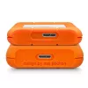 LACIE RUGGED MINI USB 3.0 2TB / Shock rain pressure resistant / 6,4cm 2,5Zoll