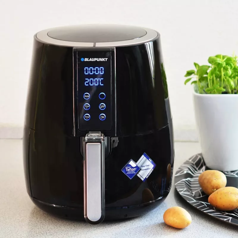 Frytkownica Blaupunkt AFD501 podwójna 2,5 L wolnostojąca 1500 W głębokiego smażenia Czarna