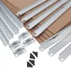 Regał magazynowy GreenBlue GB378 metal ocynkowany 5 półek, stal cynkowana, 900×400 mm, maks. 75 kg na półkę