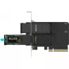 Karta adaptera PCIe icybox MB312M4P-B — 2× M.2 NVMe na PCIe 4.0 x8 (bifurkacja)