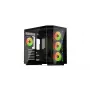 Obudowa komputerowa tower KRUX Empero KRXD010, ATX, czarna — obsługuje karty graficzne do 420 mm, chłodzenia CPU do 155 mm, 2x wnęka 3,5 cala + 3x wnęka 2,5 cala