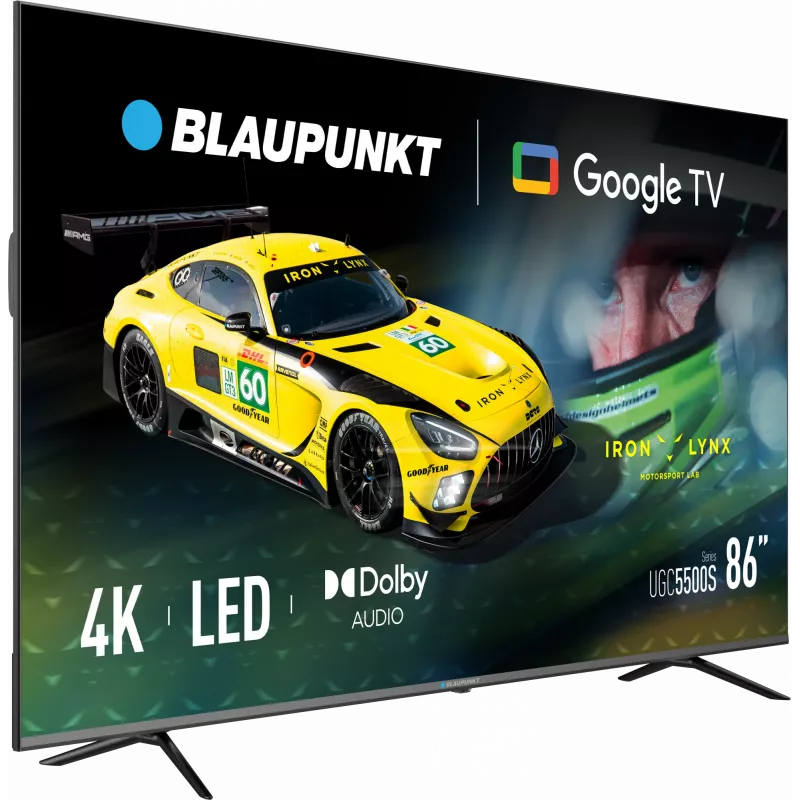 Blaupunkt LED TV | 86UGC5500S | 86 | Smart TV | Google TV | UHD | Czarny
