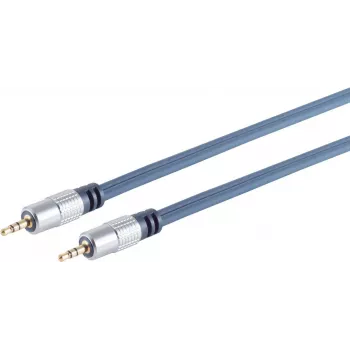 Kabel audio ShiverPeaks 30812-5MHQ 3,5 mm stereo chromowany, 5,0 m
