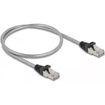Kabel sieciowy DeLOCK RJ45, kat. 6A U/FTP, RJ-45, 0,5 m, srebrny