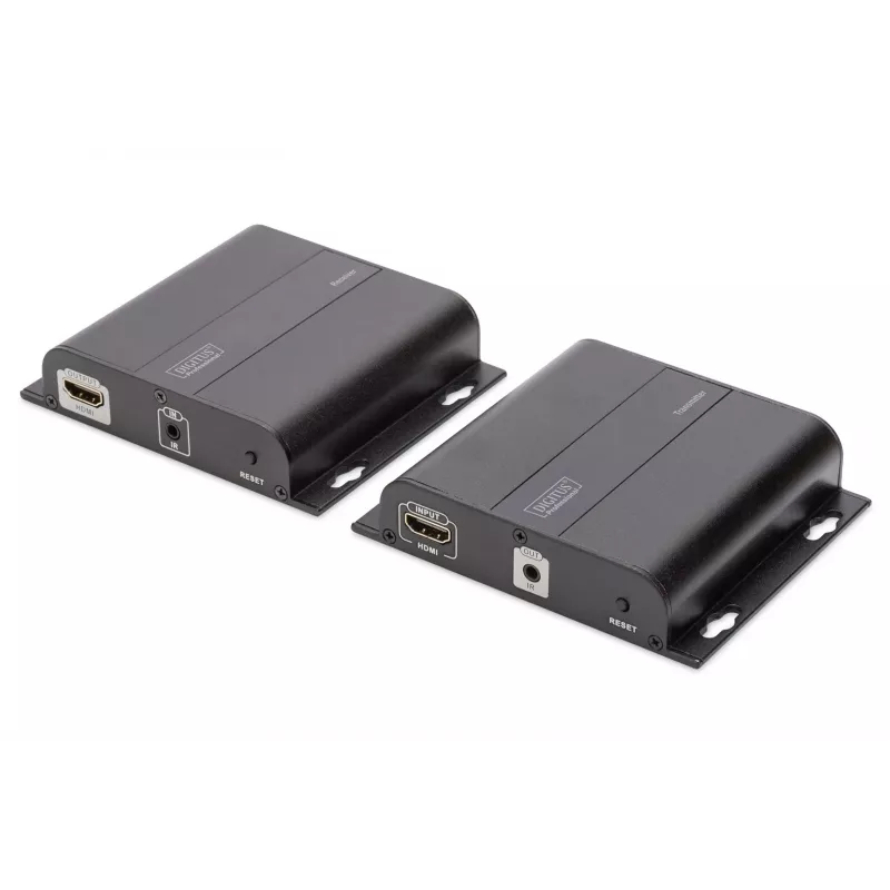 AV transmitter & receiver Digitus 4K HDMI Extender via CAT / IP Set