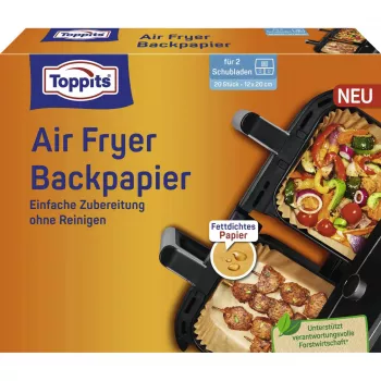 Papier do pieczenia Toppits do frytkownicy powietrznej (12x20cm)