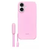 Etui z podstawką do iPhone 17 Apple Beats z MagSafe i sterowaniem aparatem, różowo-kamyczkowy, PC i mikrofibra