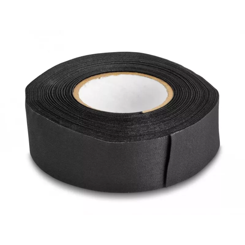 Taśma tekstylna DeLOCK 25 m x 25 mm odrywalna samoprzylepna czarna