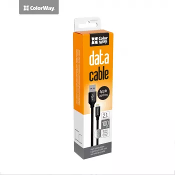 Kabel Lightning Colorway CW-CBUL004-BK 1m Czarny