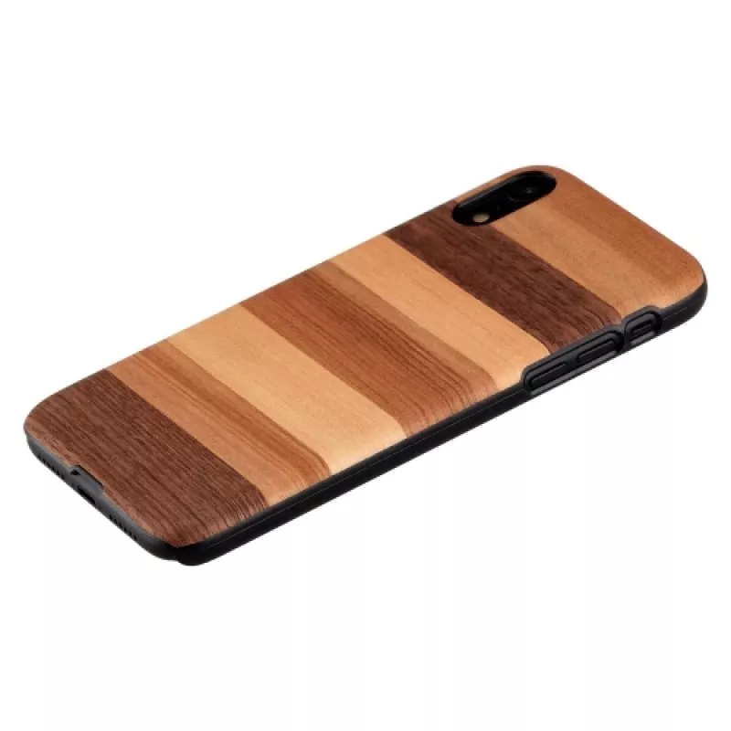 Etui ochronne na smartfona man and wood iPhone XR — czarne wykończenie piaskowe